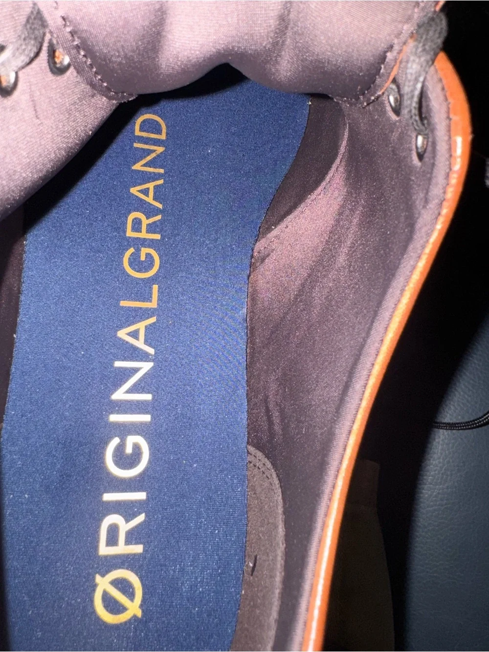 Cole Haan Men's ØriginalGrand Cityspectre Wingtip Oxfords, Size 9.5, (Brown)